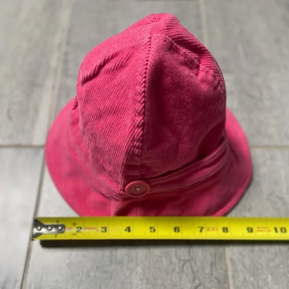 Baby Gap Corduroy Bucket Hat Lined Pink Toddler 2-3 years